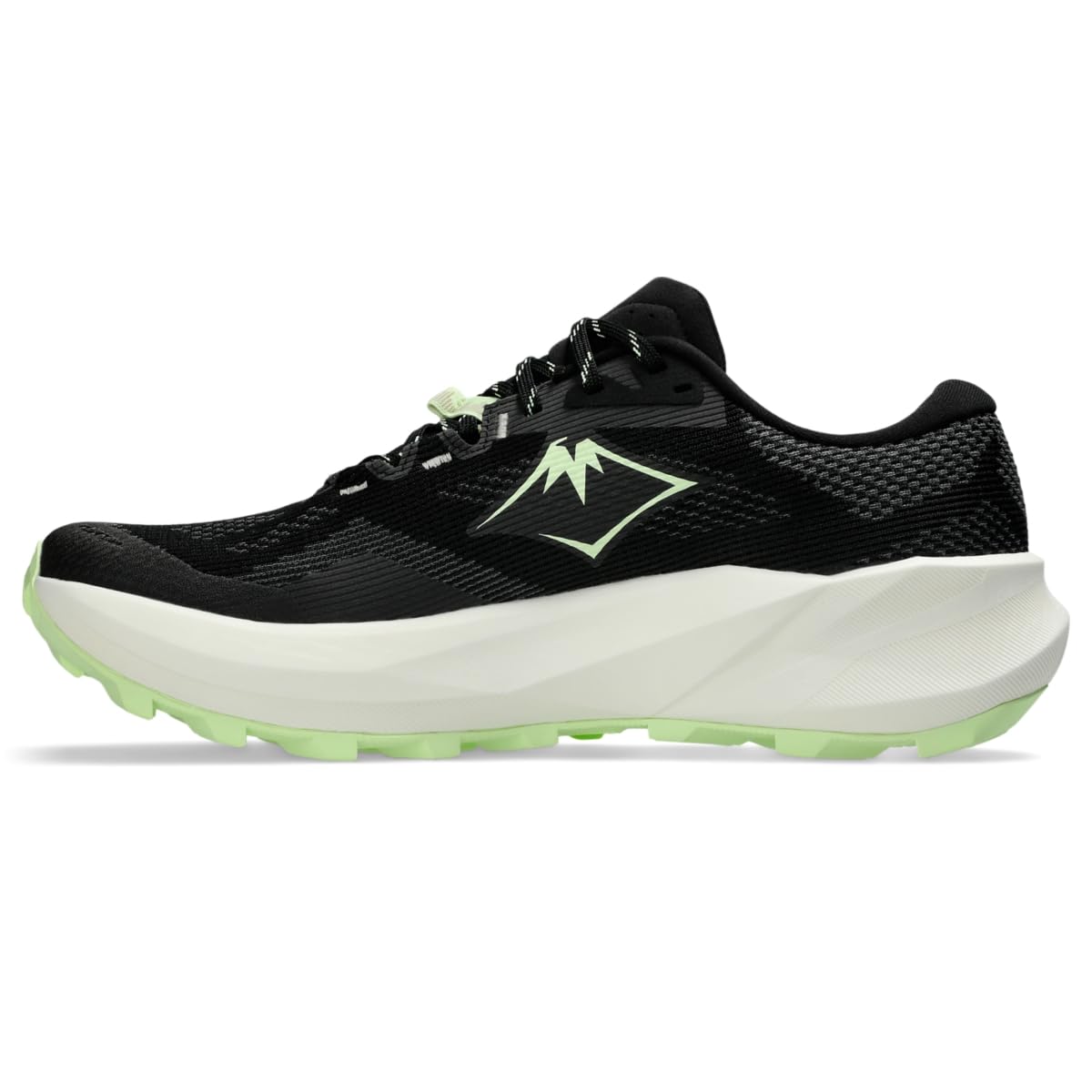 ASICS Men's Trabuco 14 Running Shoes, 9.5, Black/Illuminate Yellow