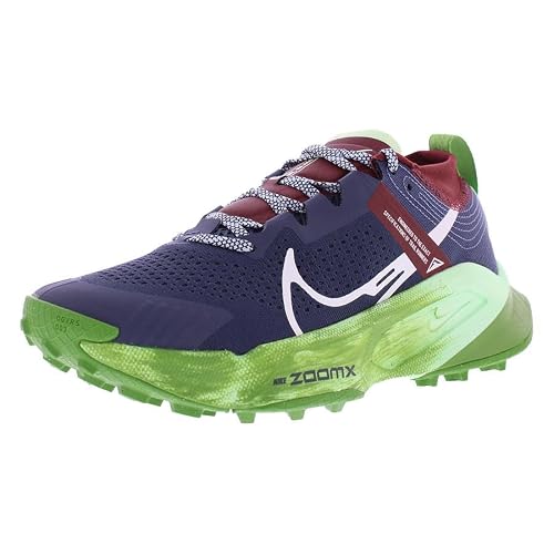 Nike Zegama Women's Trail Running Shoes (DH0625-403, hunder Blue/Chlorophyll/Dark Team Red) Size 8 - alternate view 5
