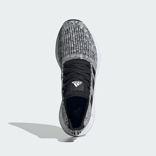 adidas Mens Swift Run Core Black/Core Black/White 10.5