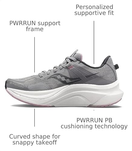 Saucony Women's Tempus Sneaker, Alloy/Quartz, 7