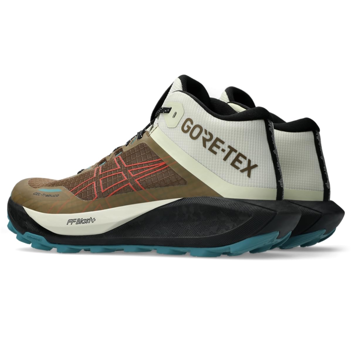 ASICS Men's Gel-Trabuco MT GTX Trail Running Shoes, 6, Clay Canyon/Spice Latte - alternate product view 3