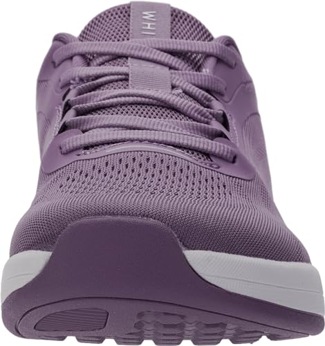 WHITIN Women's Zero Drop Width Wide Toe Box Road Running Shoes Size 8 Comfortable Slip Resistant Training Tennis Walking Sneaker Female 39 Purple