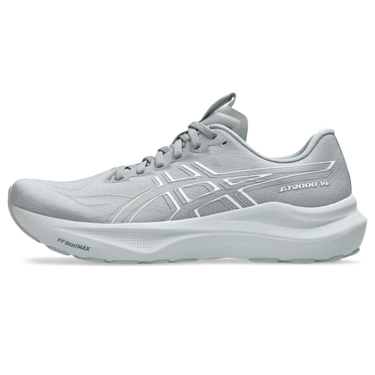 ASICS Men's GT-2000 14 Running Shoes, 9.5, Gravel/White - product image
