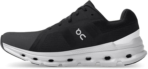 On Men's Cloudrunner Sneakers, Eclipse/Frost, 11.5 Medium US