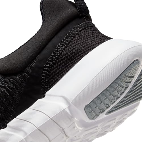 Nike Men's Free Rn 5,0 2021 Running Shoe, Black White Dk Smoke Grey, 8