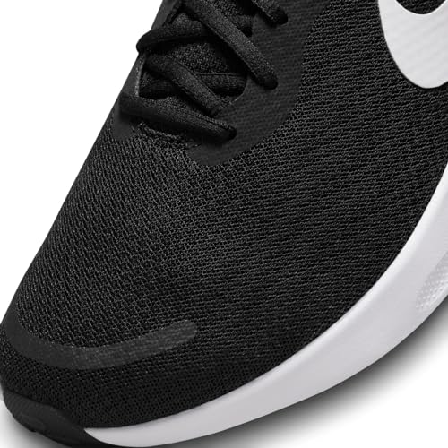 Nike Herren Revolution 7 Breit Niedrig, Black White, 10 US