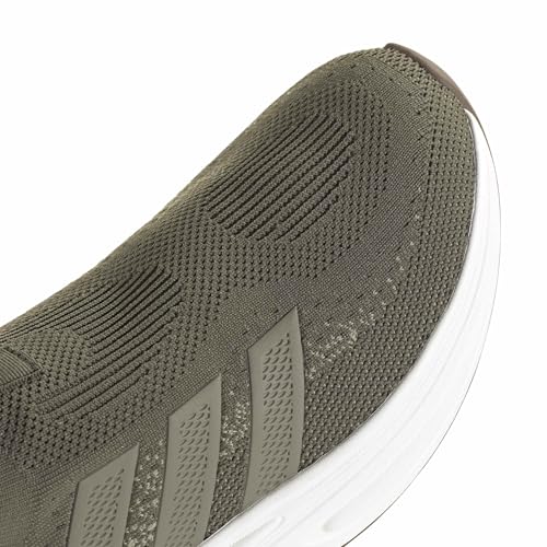 adidas Men's Cloudfoam Cuxxion - Sock, Night Cargo/Silver Pebble/Tent Green, 13