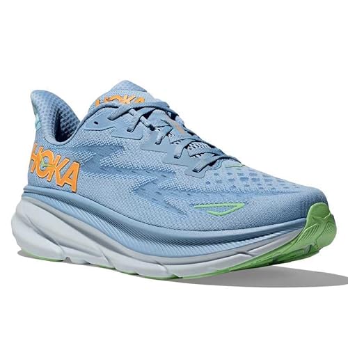 Hoka One One Clifton 9 Men's Gymnastics Shoes, Blue, 9 Men