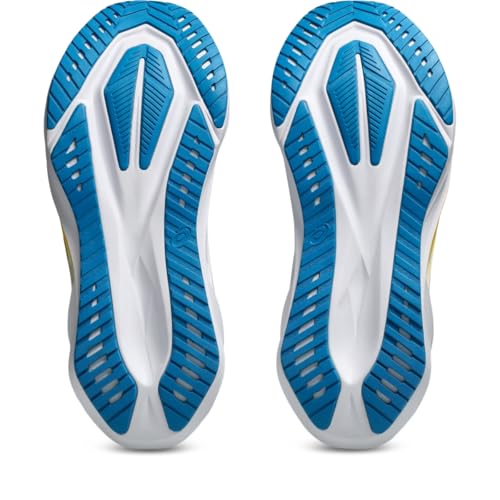 ASICS Men's NOVABLAST 5 Running Shoes, 9, Gravel/White