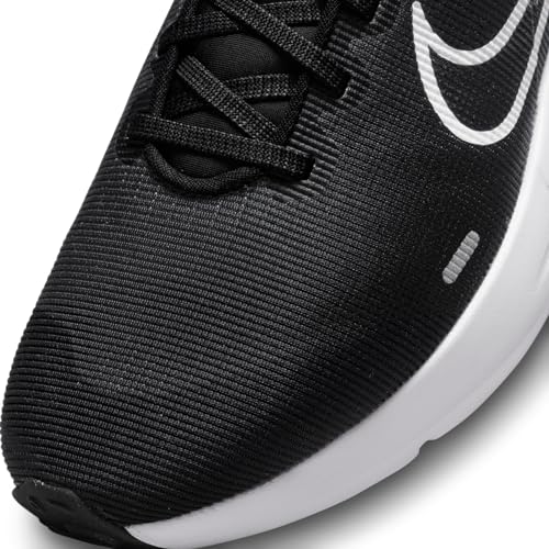 Nike Men's Downshifter 12 Trainers, Black White Smoke Grey Pure Platinum, 39 EU