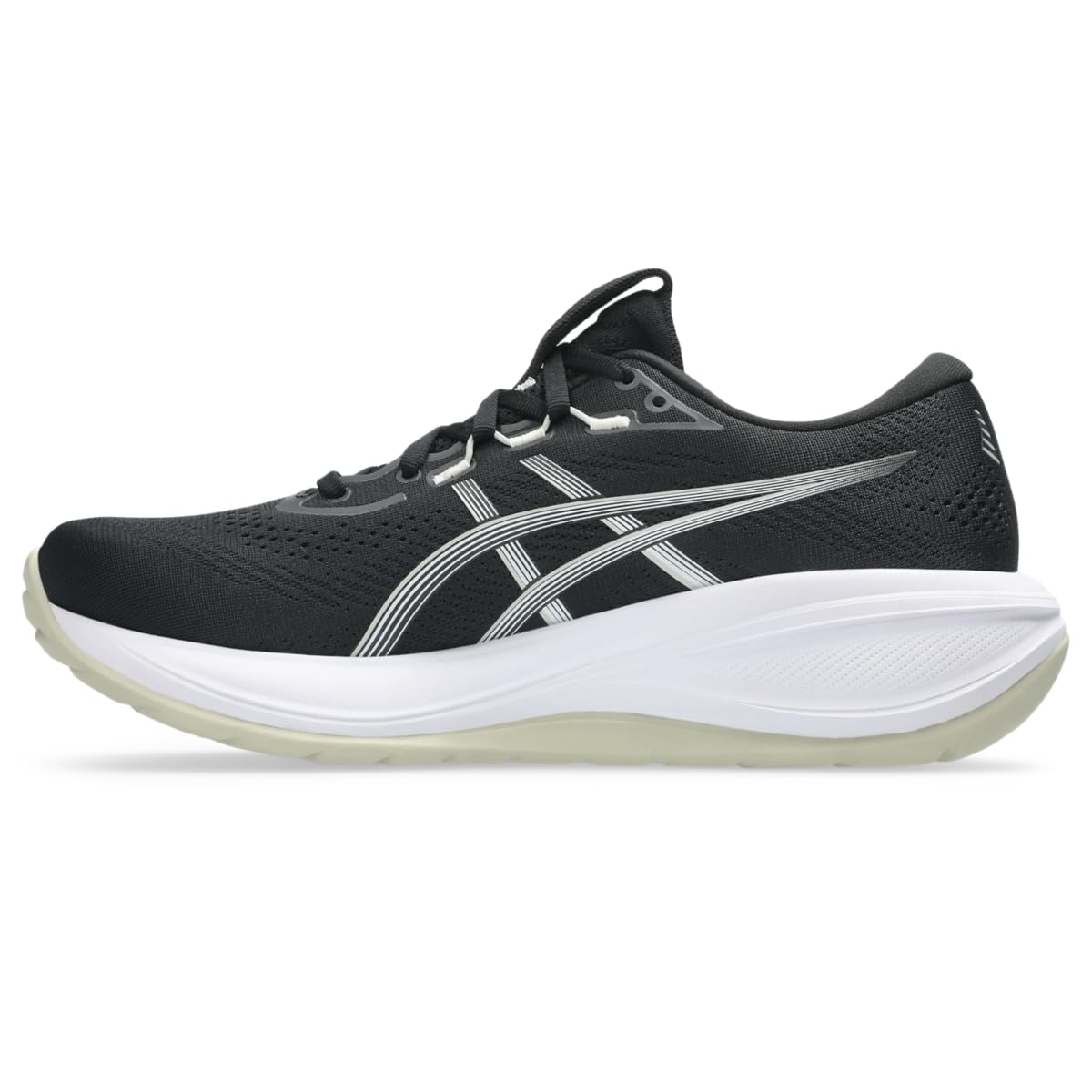 ASICS Men's Gel-Cumulus 28 Running Shoes, 10.5, Black/White - alternate product view 4