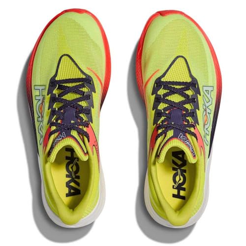 Hoka Unisex Rocket X 3 Neon Yuzu/Squid Ink 10.5 Medium - alternate view 6