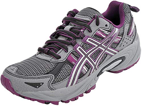 ASICS Women's Gel-Venture 5 Frost Gray/Gray/Silver/Magenta Running Shoe 9 M US