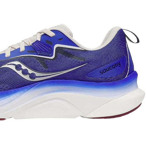 Saucony Men's Tempus 2 Sneaker, Royal/Silver, 9