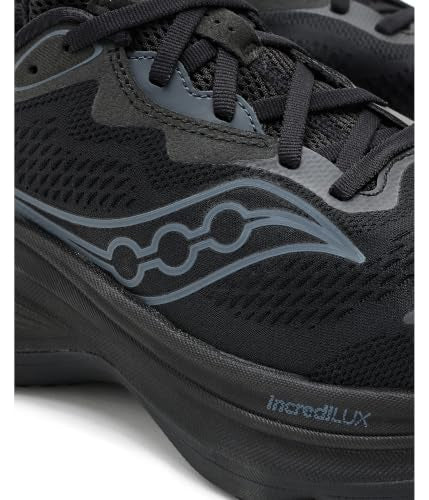 Saucony Men's Hurricane 26 Running Shoe, Triple Black, 11 Medium