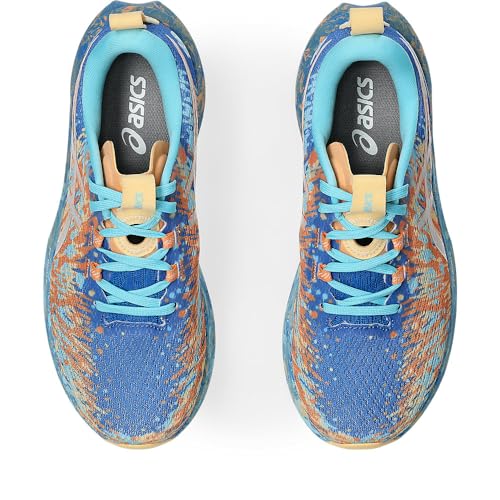 ASICS Women's Women's Noosa Tri 16Sneaker, Nature Blue Faded Orange, 8.5 US