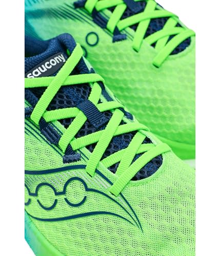 Saucony Men's Endorphin Speed 5 Sneaker, Slime/Cobalt, 10.5