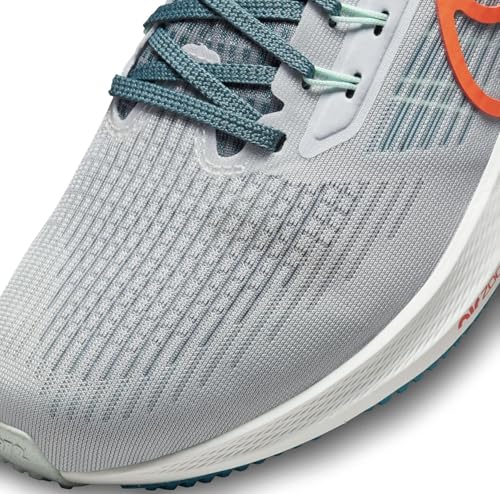 Nike Men's Air Zoom Pegasus Sneaker, Pure Platinum Total Orange, 11.5 US