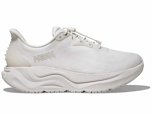 Hoka Men's Arahi Slip Resistant Sneaker, White/White, 10