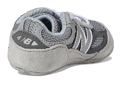 New Balance Kid's 990 V6 Sneaker, Grey/Silver, 3 Medium US
