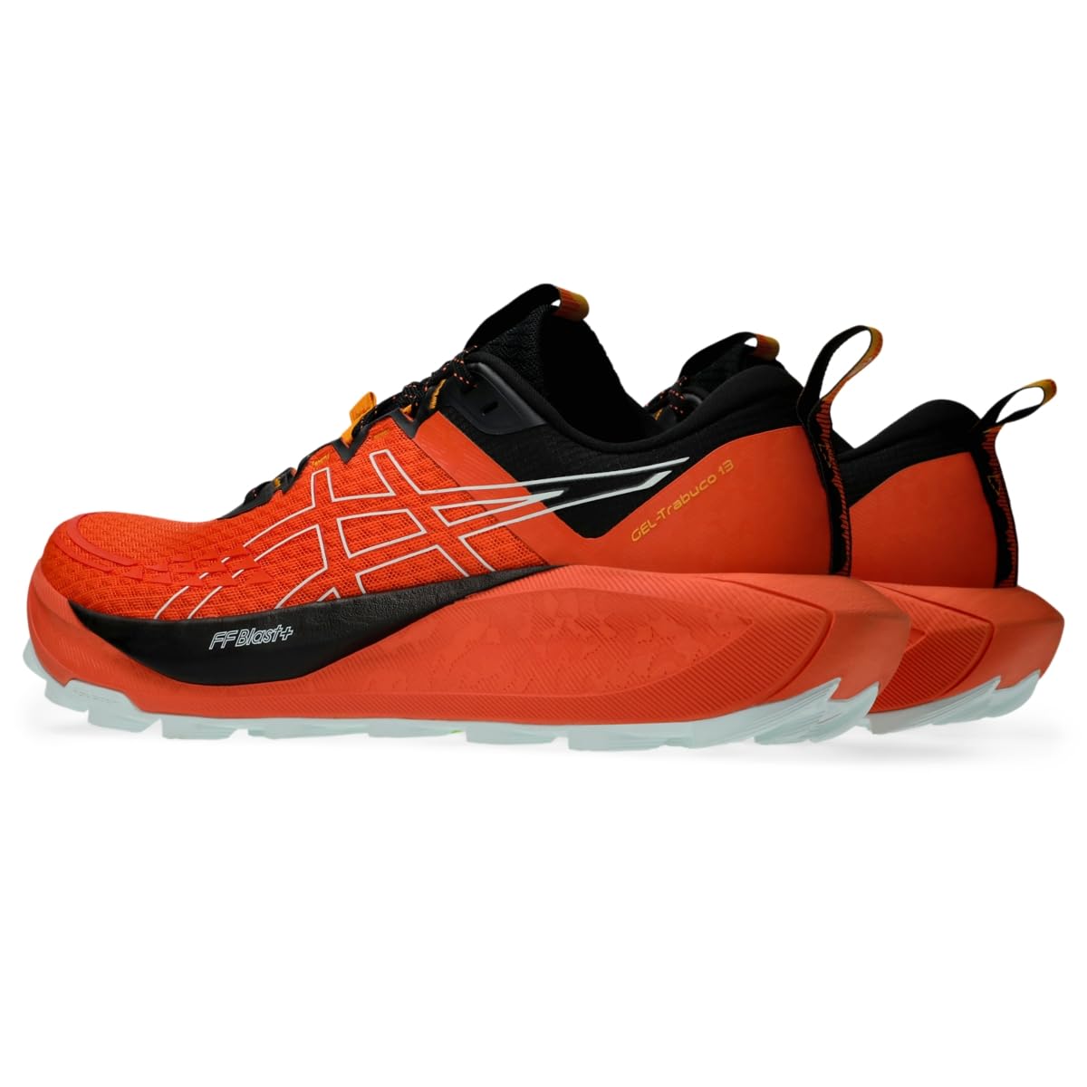 ASICS Men's Gel-Trabuco 13 Running Shoes, 7.5, NOVA Orange/Pure Aqua - alternate product view 3