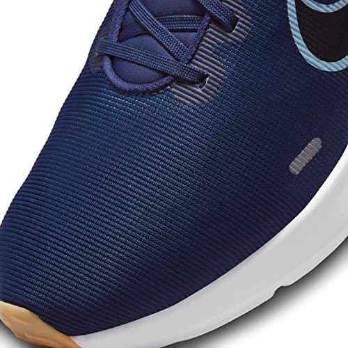 Nike - Downshifter 12, Men's Sneaker, Blue Midnight Navy Worn Blue Dark Obsidian, 8