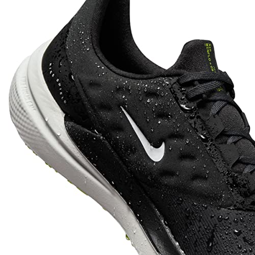 Nike AIR Winflo 9 Shield-Black/White-DK Smoke GREY-VOLT-DM1106-001-12, BLACK/WHITE-DK SMOKE GREY-VOLT, 11 UK