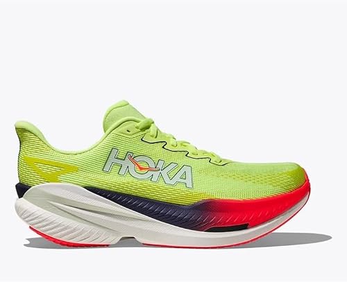 HOKA Mens Mach X 3 (Neon Yuzu/Squid Ink, US Footwear Size System, Adult, Men, Numeric, Medium, 9.5) - alternate view 2