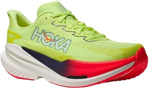 HOKA Mens Mach X 3 (Neon Yuzu/Squid Ink, US Footwear Size System, Adult, Men, Numeric, Medium, 9.5) - product image