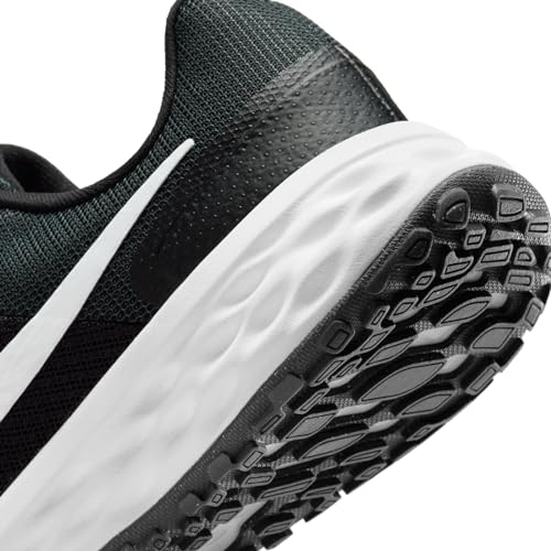 Nike Kid's Revolution 6 NN Grade School Unisex Running Shoes, Black/White-Dk Smoke Grey, 6.5 M US