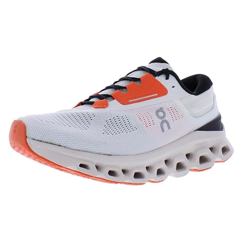 On Cloudstratus 3 Womens Shoes Size 10, Color: Undyed White/Sand White