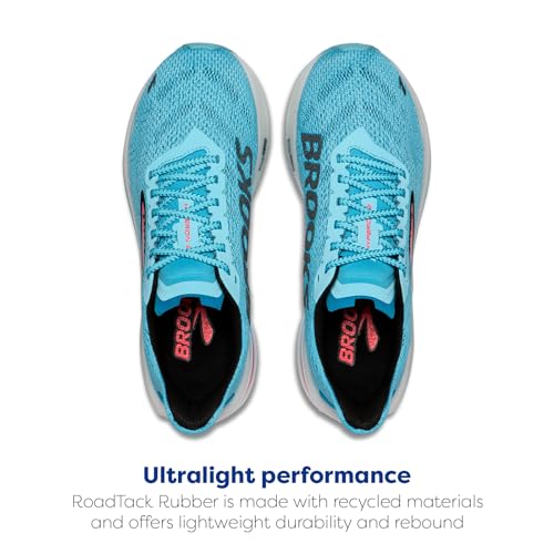 Brooks Women’s Hyperion 2 Neutral Running Shoe - Crystal Seas/Diva Pink/Black - 7 Medium