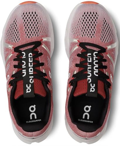 On Men's Cloudsurfer Sneakers, Auburn/Frost, 11.5 Medium US