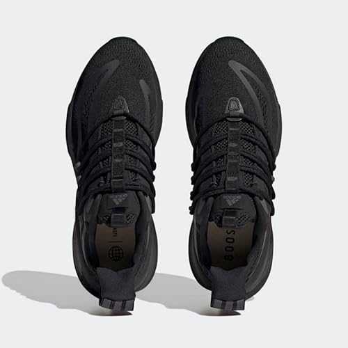 Adidas Men's AlphaBoost V1 Running Shoe, Black/Grey/Carbon, 13