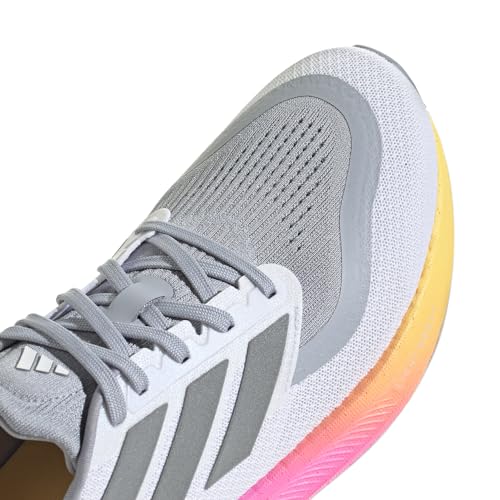Adidas Men's Pureboost 5, White/Silver Metallic/Spark, 10.5