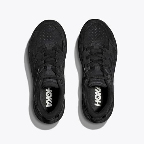 Hoka Unisex Clifton L Suede Black/Black Men's 5.5, Women's 6.5 Medium