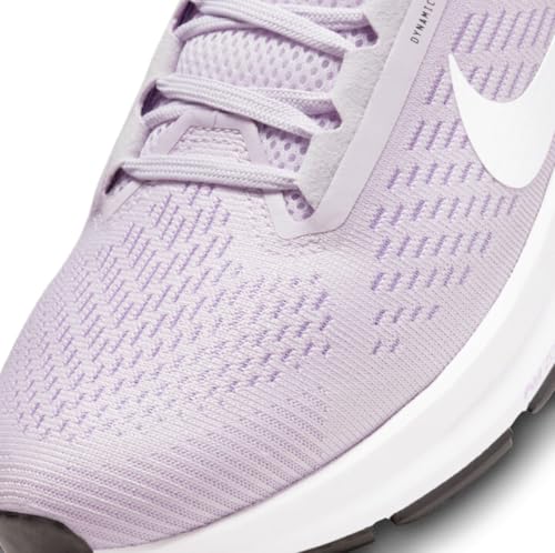 Nike Women's Structure 24 Road Running Shoes, Doll/White-Lilac-Rush Orange, 8.5 M US