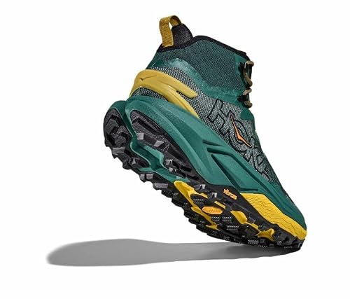 Hoka Men's Mafate Hike Sneaker, Thyme/Yellow Gold, 12 - alternate view 3