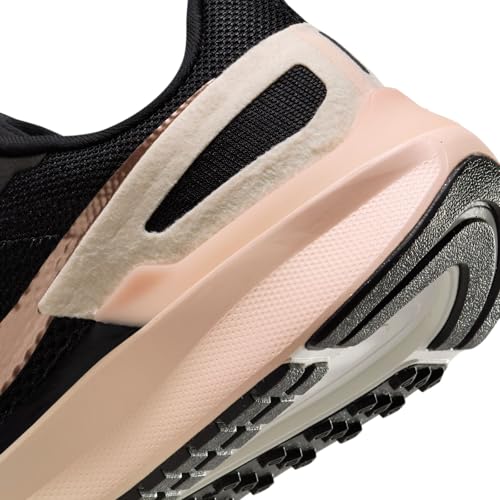 Nike Structure 25 Women's Road Running Shoes (DJ7884-008, Black/Crimson Tint) Size 6.5