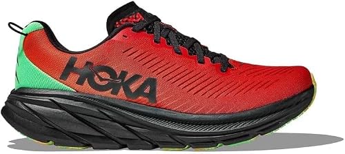 HOKA ONE ONE Men's Rincon 3 Running Shoes, Red Alert/Flame, - product image