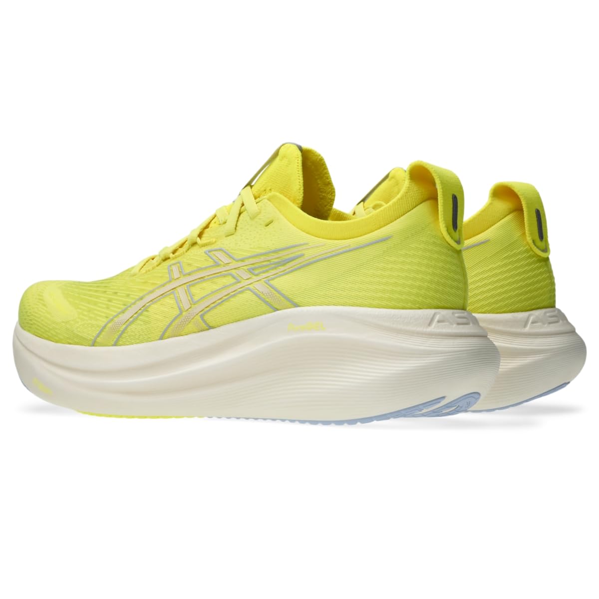ASICS Men's Gel-Nimbus 27 Running Shoes, 11, Citron/Cream