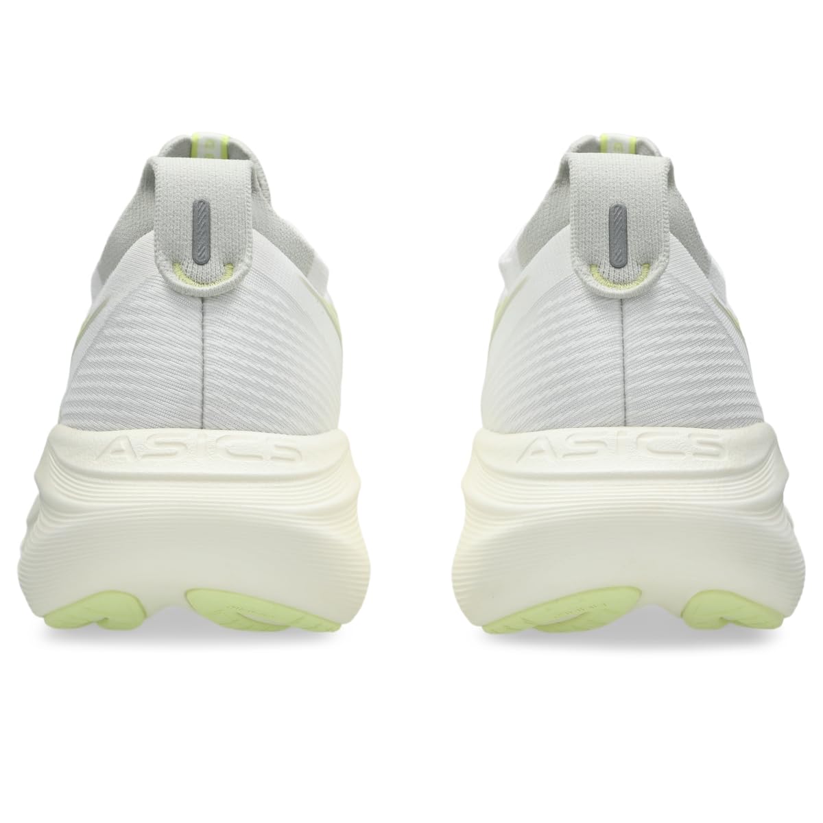 ASICS Men's Gel-Nimbus 27 Running Shoes, 10.5, White/Huddle Yellow