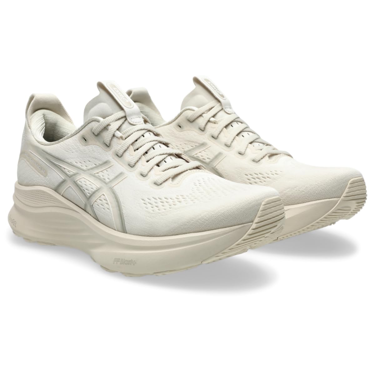 ASICS Men's Gel-Kayano 32 Running Shoes, 11.5, Oatmeal/Meteor Grey