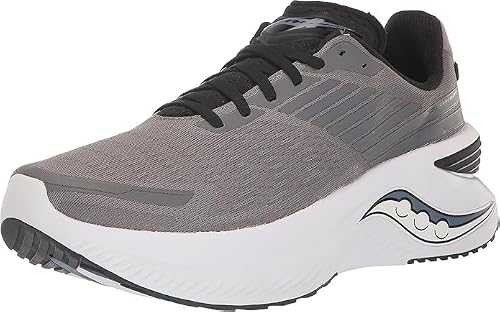 Saucony Women's Endorphin Shift 3 Sneaker,Gravel/Black, 7.5