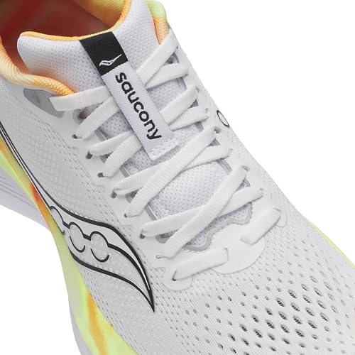 Saucony Women's Endorphin Trainer Sneaker, White/Black, 9