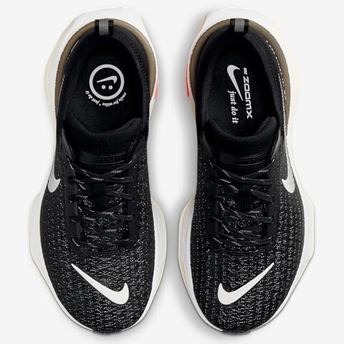 Nike Invincible 3 Men's Road Running Shoes (Extra Wide) (FN1187-001, Black/Coconut Milk/Bright Crimson) Size 7.5