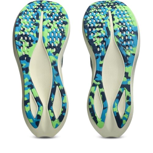 ASICS Men's Noosa TRI 16 Running Shoes, 11, Midnight Blue/Lime Burst