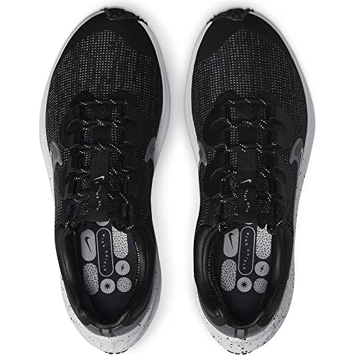 Nike Zoom Winflo 8 Shield Women's Road Running Shoes (Black/Metallic Silver/Thunder Blue/Iron Grey, US Footwear Size System, Adult, Women, Numeric, Medium, 11)