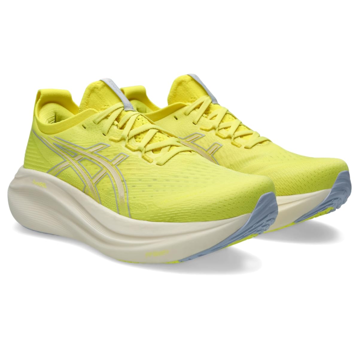 ASICS Men's Gel-Nimbus 27 Running Shoes, 11, Citron/Cream
