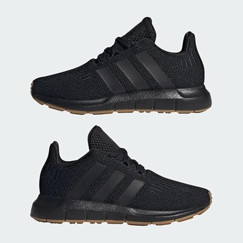 adidas Unisex-Child Swift Run 1.0, Black/Black/Black, 5